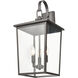 Fetterton 3 Light 11.00 inch Outdoor Wall Light